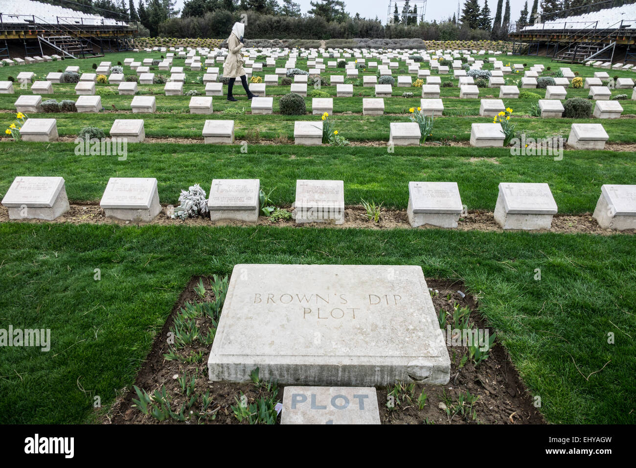 Gallipoli, Türkei, WW1 Centenary 2015 - Lone Pine Friedhof Stockfoto