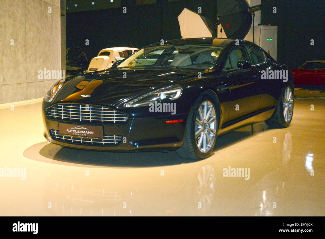 Aston Martin-Auto im showroom Stockfoto