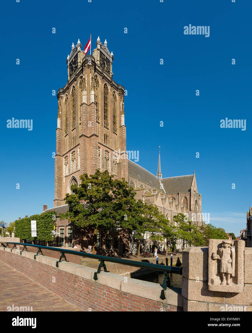 Niederlande, Holland, Europa, Dordrecht, Hauptkirche, Kirche, Kloster, Sommer, Stockfoto