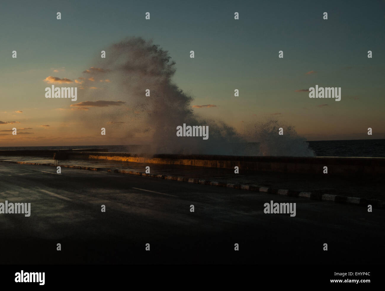 Malecon, Havanna, Kuba Stockfoto