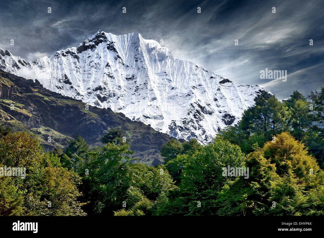 Himalaya-Gebirge, Nepal Stockfoto