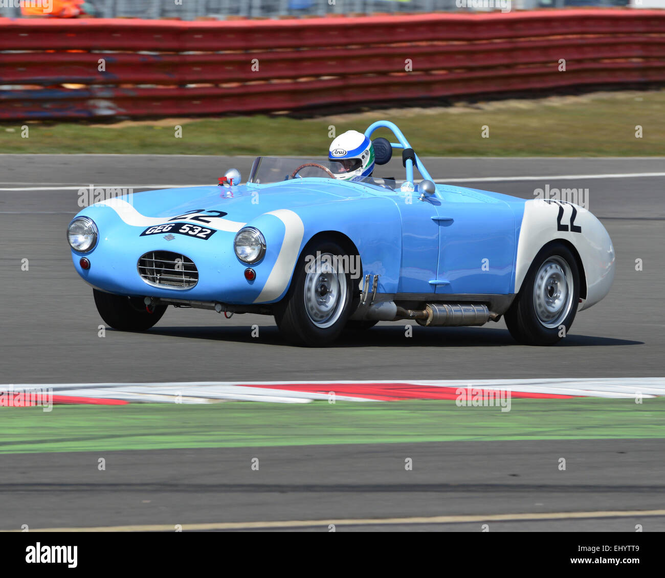 Neil Perkins, RGS "Atalanta", Sport-Racer, GEG 532, AMOC 50er Jahre Sport-Autos, Aston Martin Owners Club Racing, HRDC, AMOC Rennen, Stockfoto