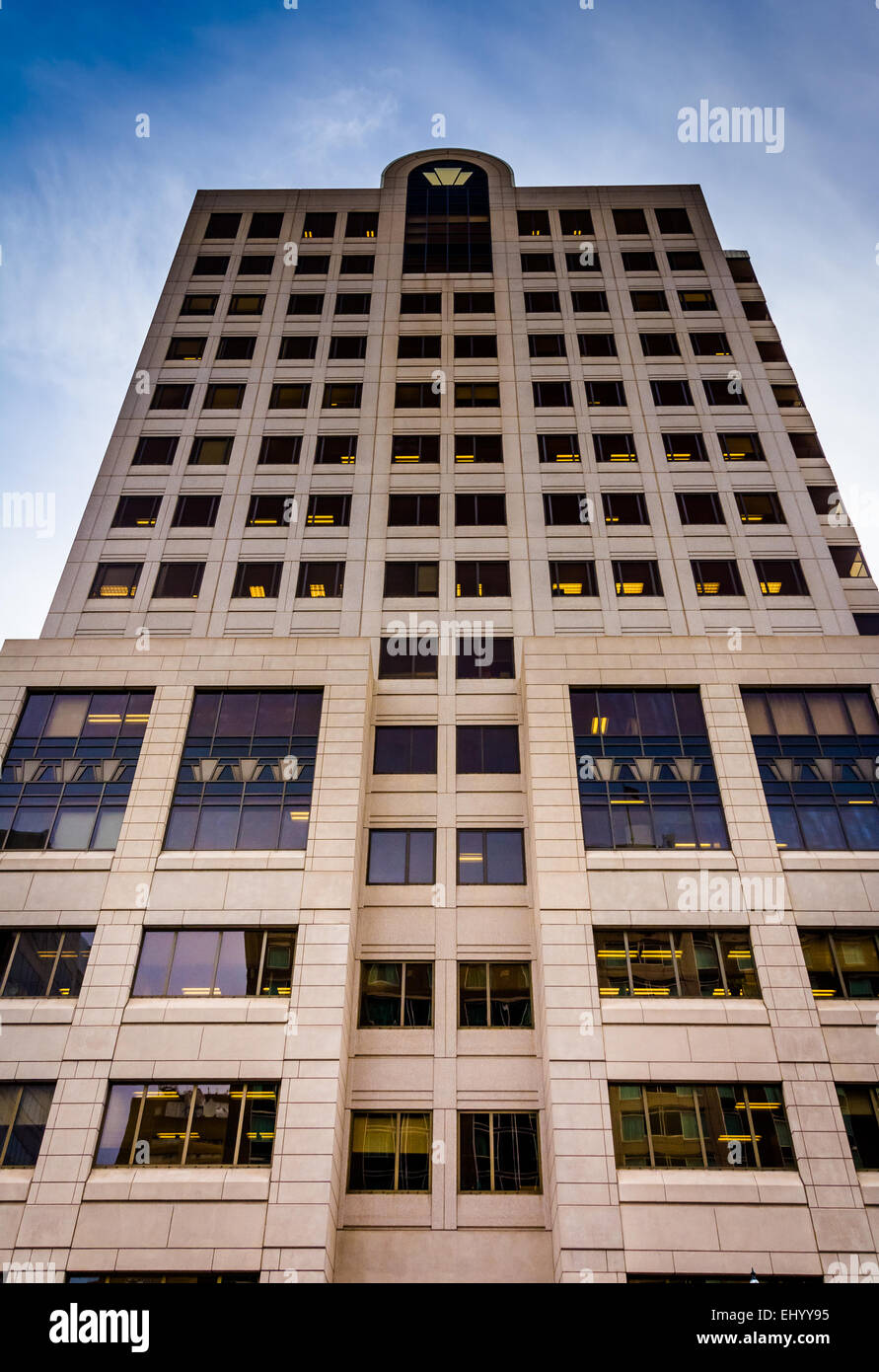 Modernes Bürogebäude in Harrisburg, Pennsylvania. Stockfoto