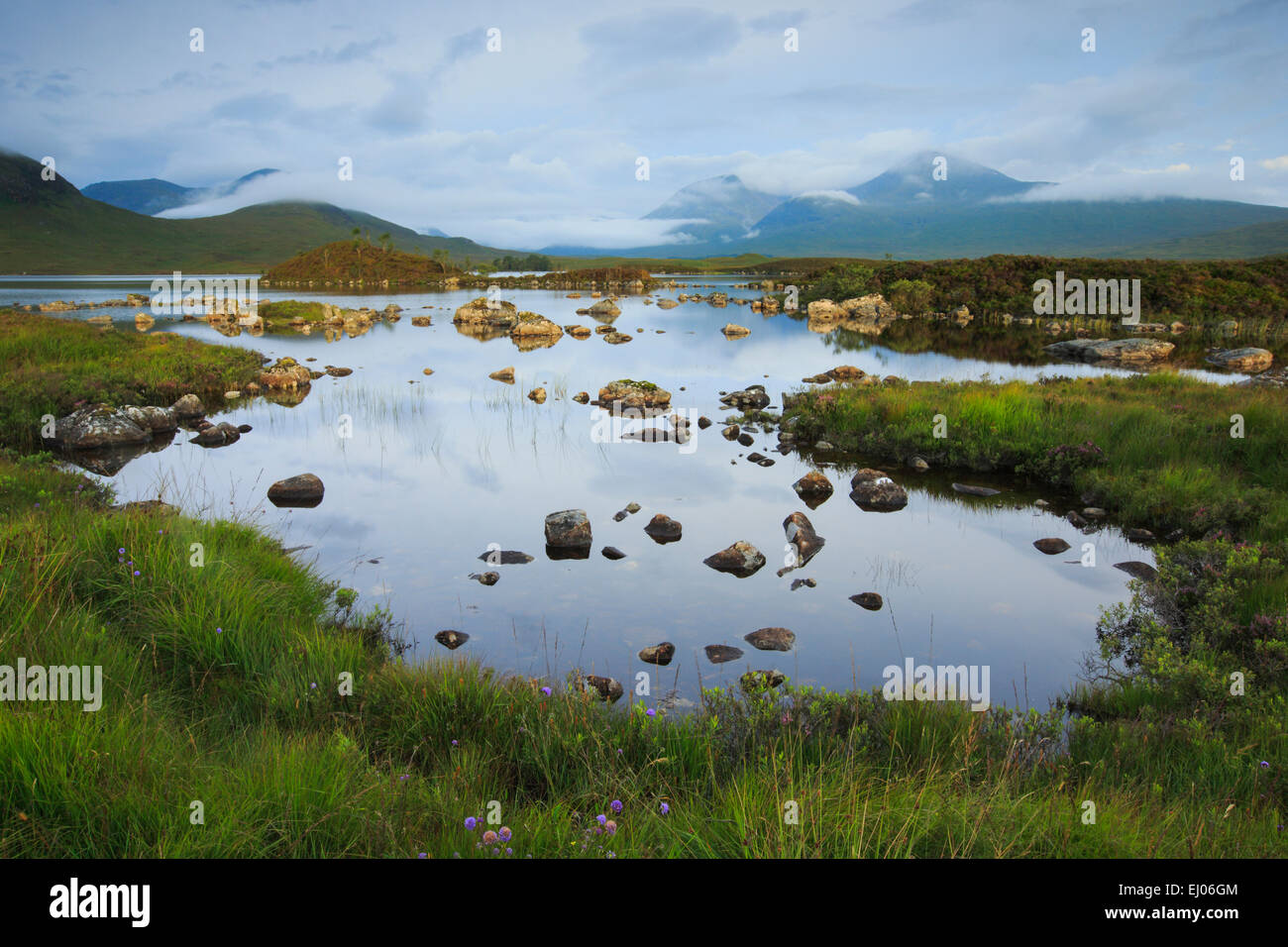 Berg, Berge, schwarze montieren, Creise Meall ein "Bhuiridh, Berge, Wasser, Gipfel, Höhepunkt, Glencoe, Great Britain, Highland, Hig Stockfoto