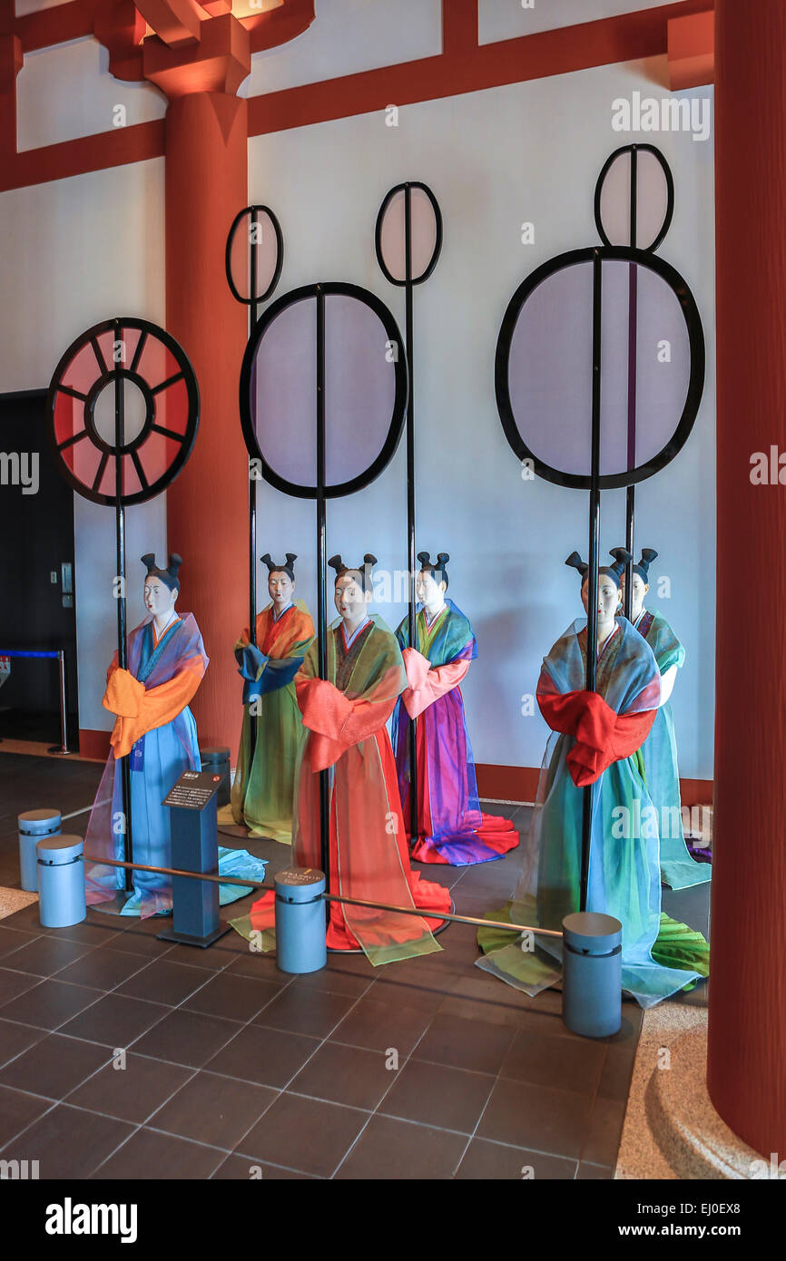 Kämmerer, Stadt, Geschichte, Museum, Japan, Asien, Kansai, Osaka, Burg, Architektur, bunt, keine Menschen, touristische, Tradition Stockfoto