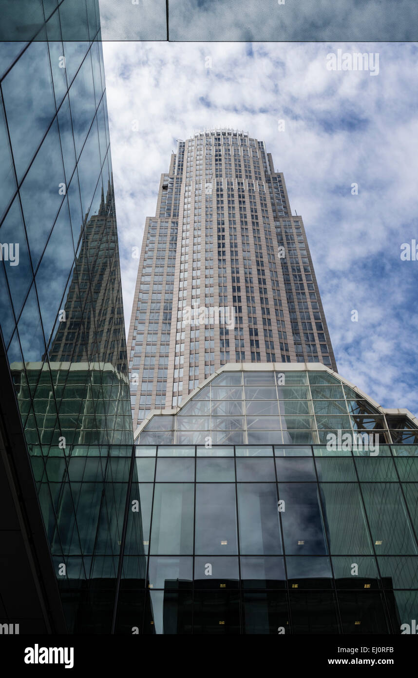 Ein Blick auf die Bank of America Gebäude in Charlotte, North Carolina Stockfoto