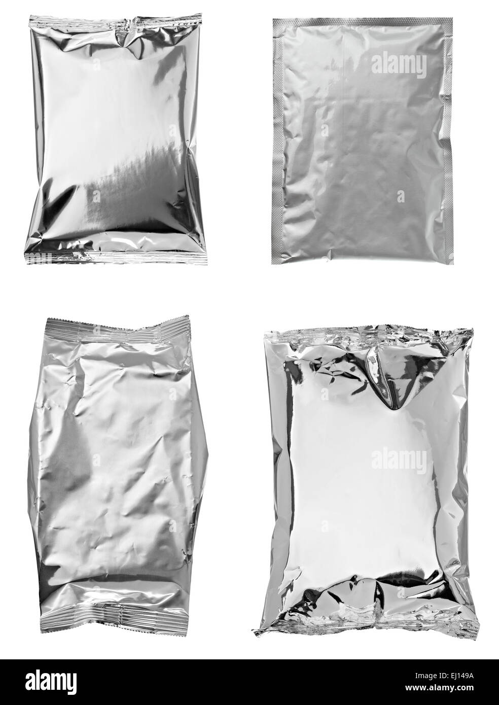 Aluminium-pack Stockfoto