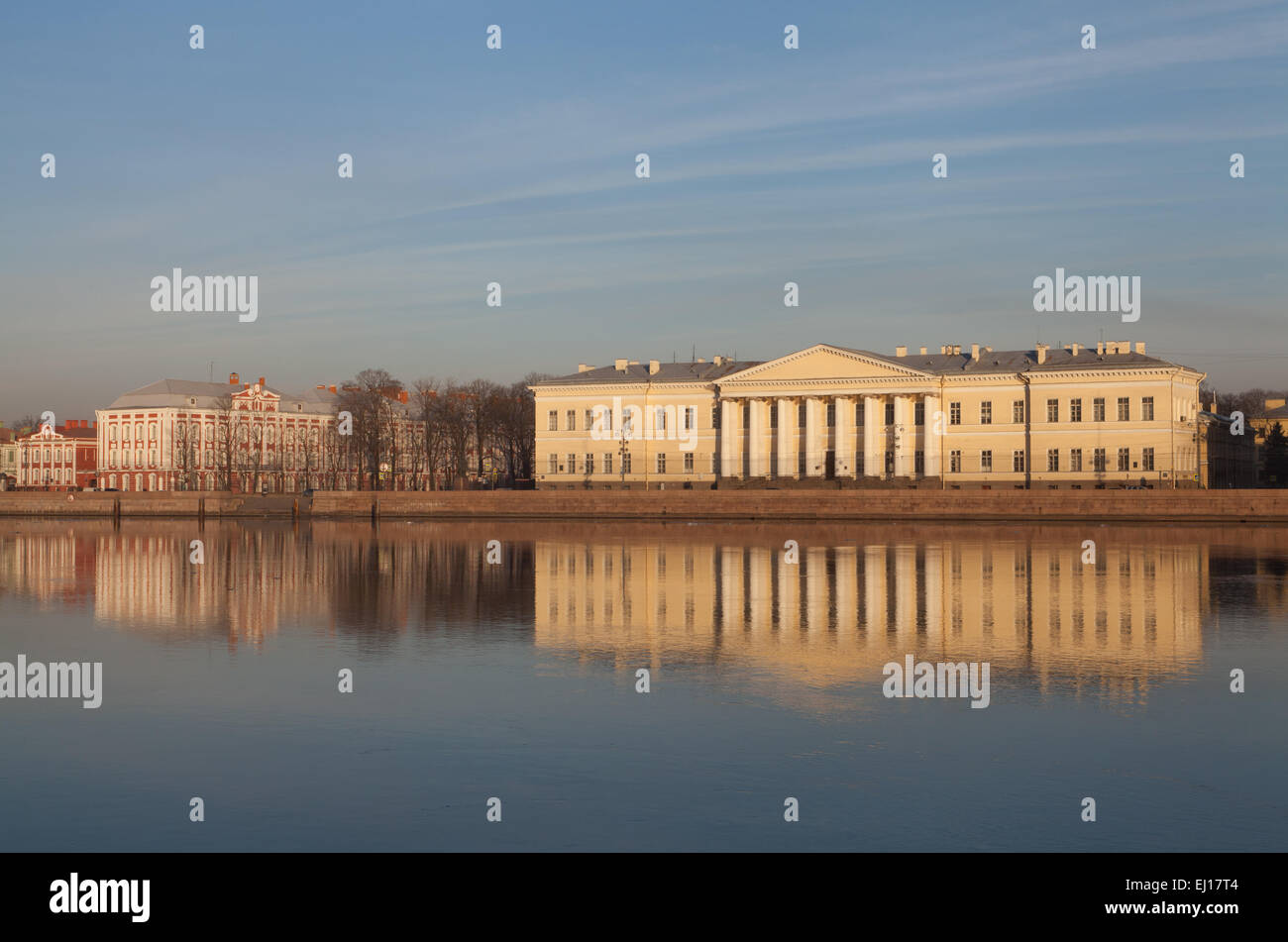 Sankt Petersburg wissenschaftliche Zentrum der Russischen Akademie der Wissenschaften und SPbU, St. Petersburg, Russland. Stockfoto