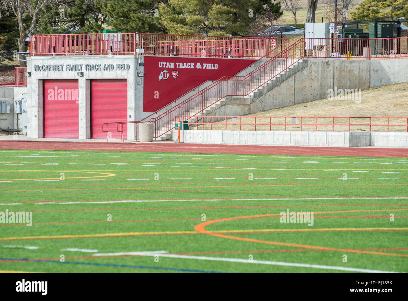 Universität von Utah im freien Track And Field Stockfoto
