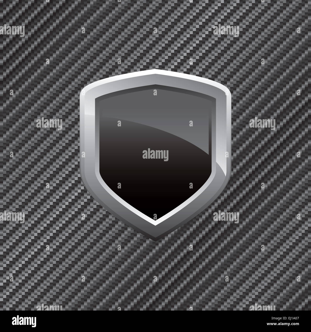 Kohlefaser-Shield Hintergrund Stockfoto
