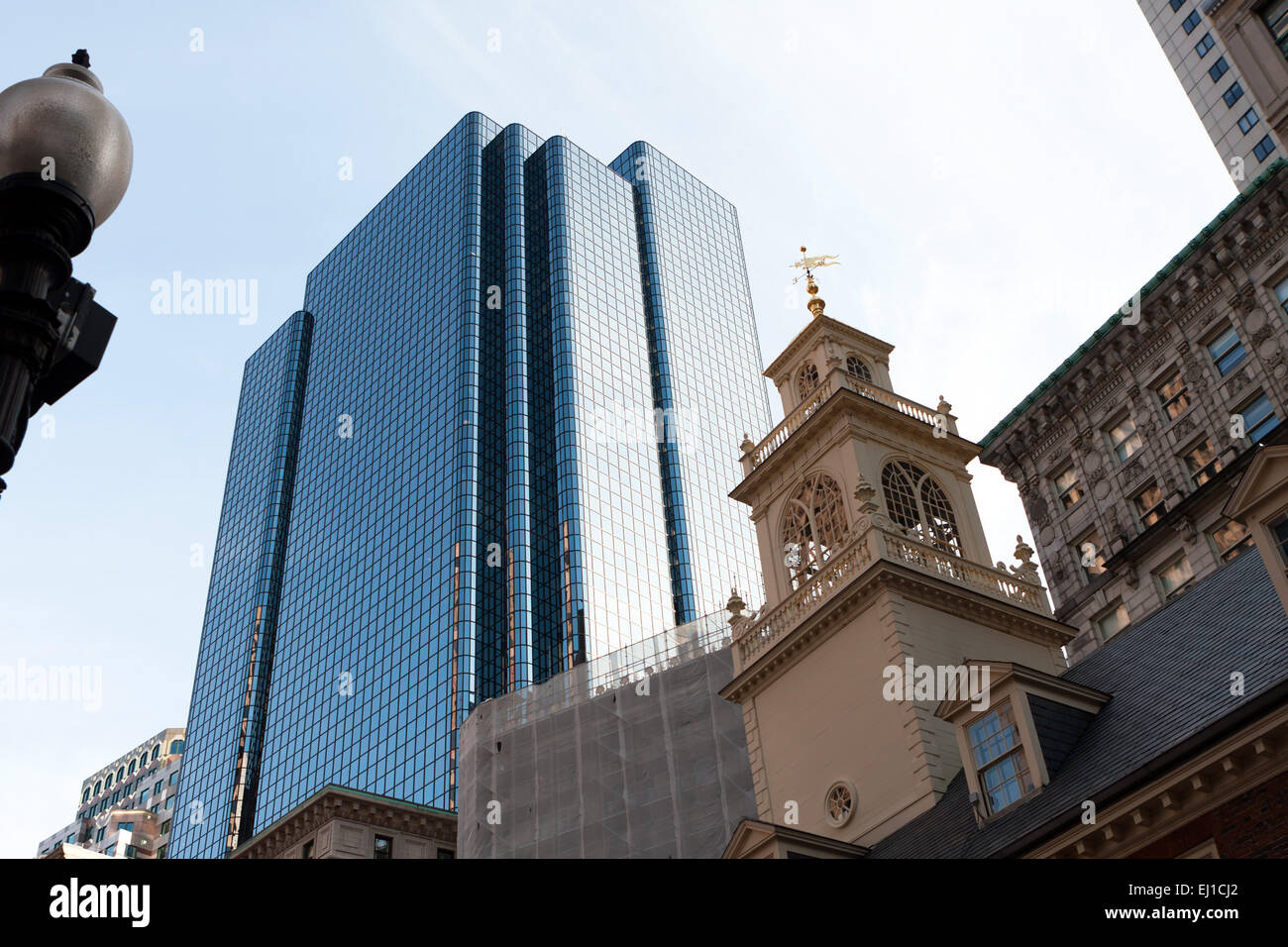 Alten Boston City Hall Stockfoto