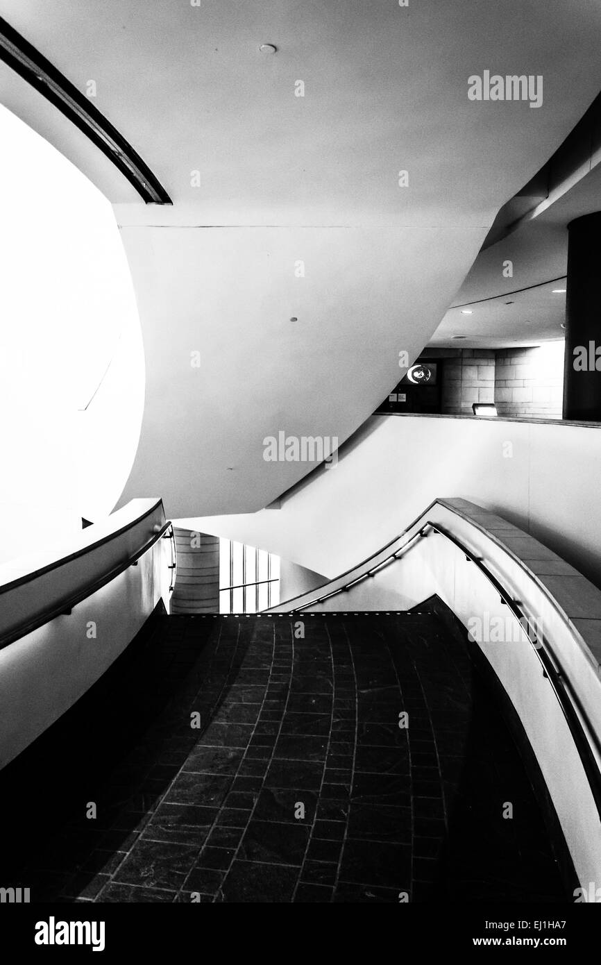 Treppe im National Museum of the American Indian, Washington, DC. Stockfoto