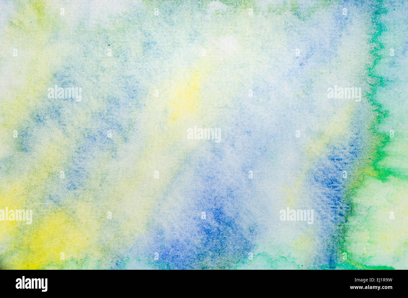 Aquarell auf Papier abstrakten Hintergrund Stockfoto