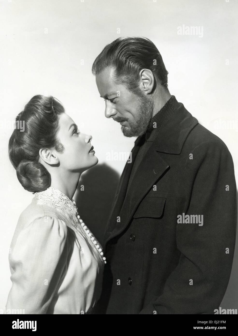 Der Geist und Mrs Muir Jahr: 1947 USA Regie: Joseph L. Mankiewicz Gene Tierney, Rex Harrison Stockfoto