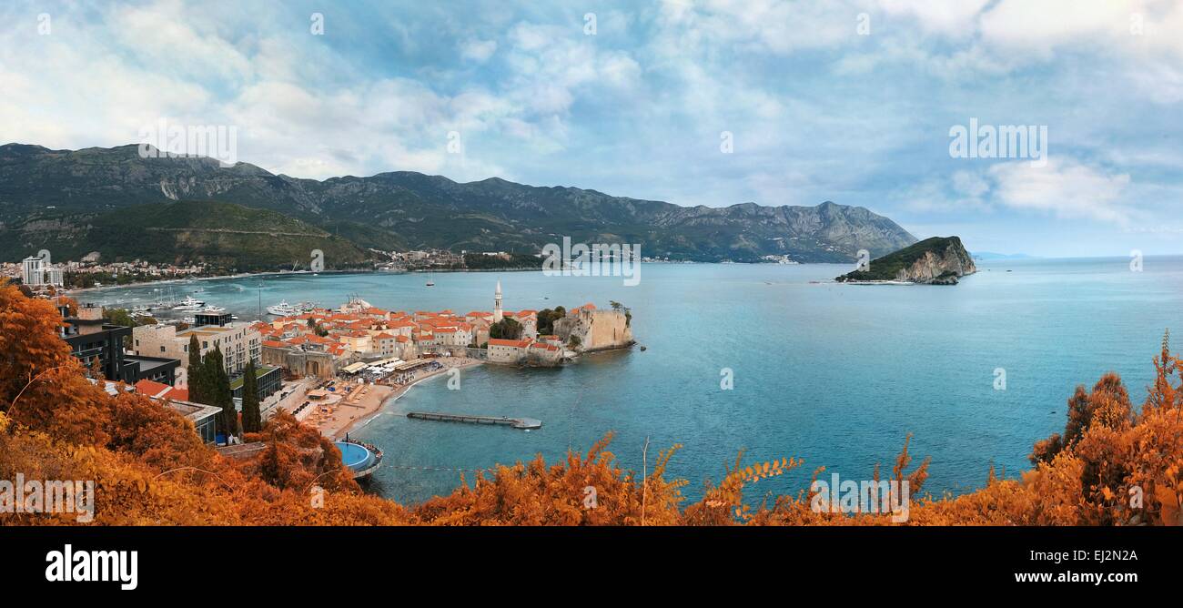 Montenegro Budva Kotor Landschaft Stockfoto