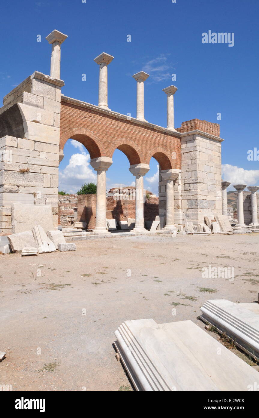 Bögen in Ephesus - Türkei Stockfoto