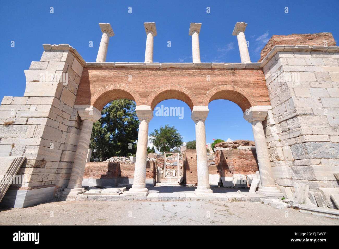 Bögen in Ephesus - Türkei Stockfoto