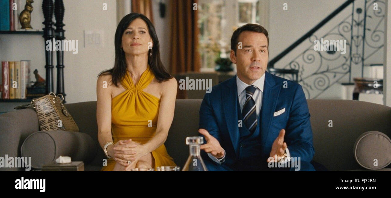 ENTOURAGE 2015 Warner Bros Film mit Constance Zimmer und Jeremy Piven Stockfoto