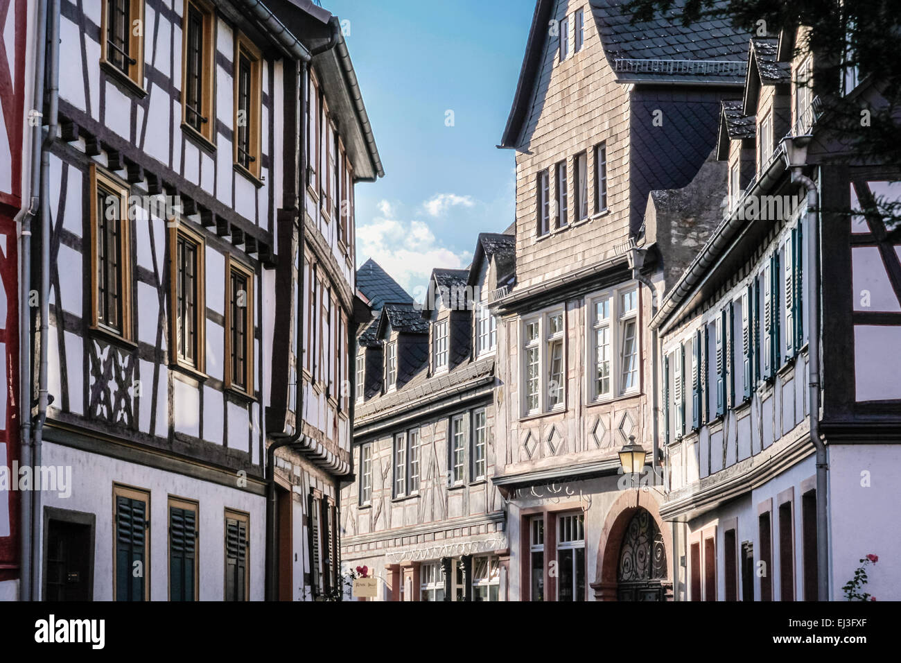 Stadt Im Rheingau Hessen Mit Fünf Buchstaben Der rheingau Stockfotos und -bilder Kaufen - Alamy