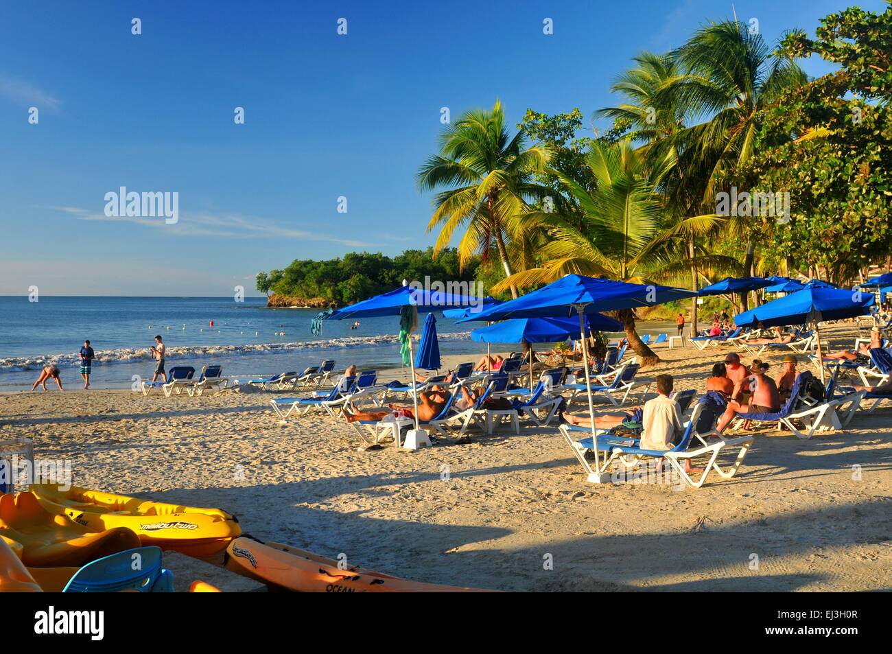 Tropischen Resort in Saint Lucia, Karibik Stockfoto