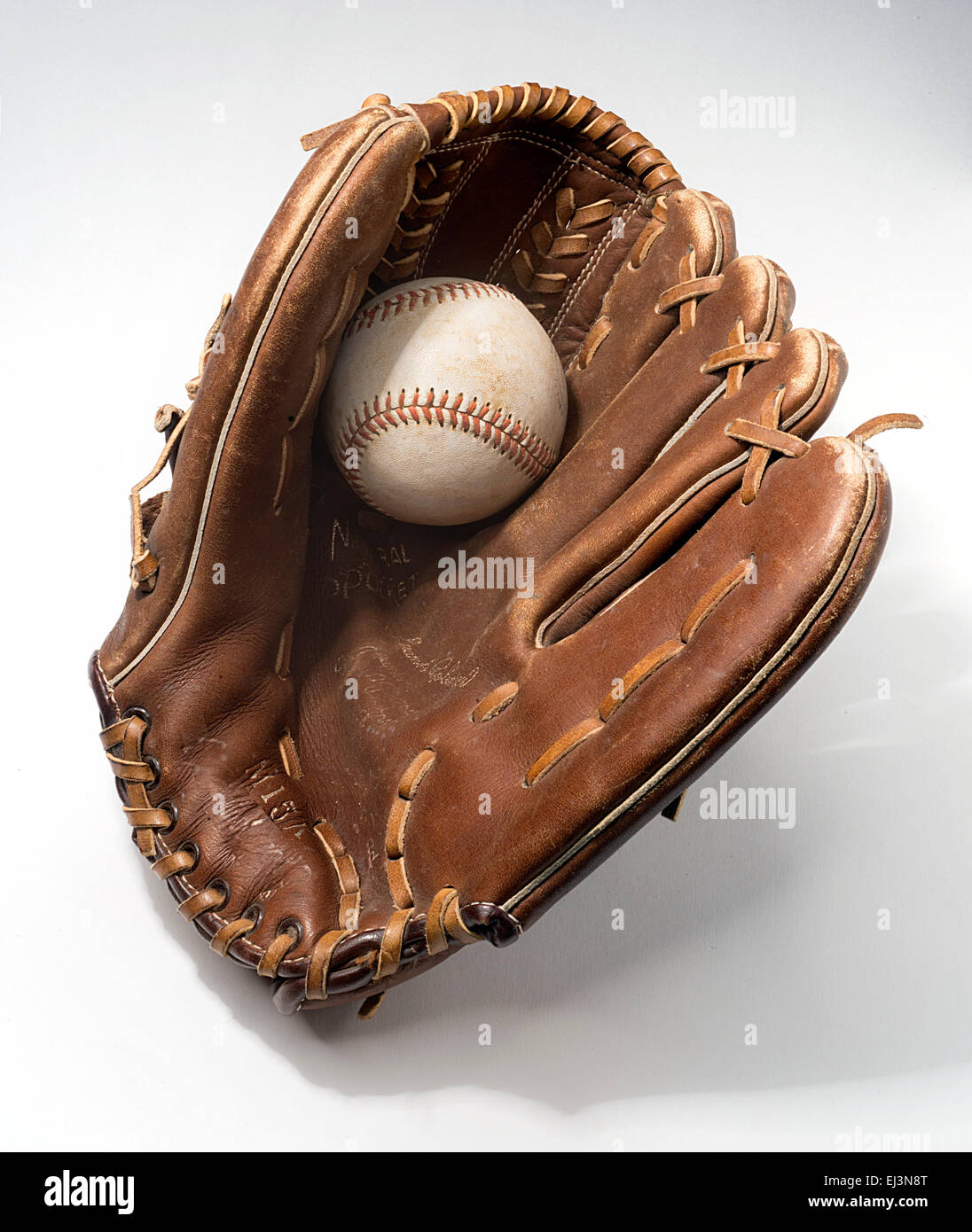 Baseball-Handschuh Stockfoto