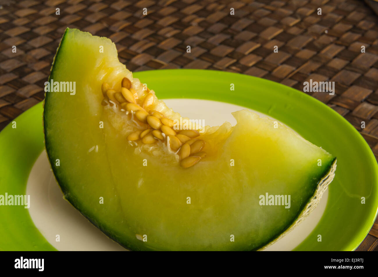Obst essen Melone süße reife lecker lecker Stockfoto