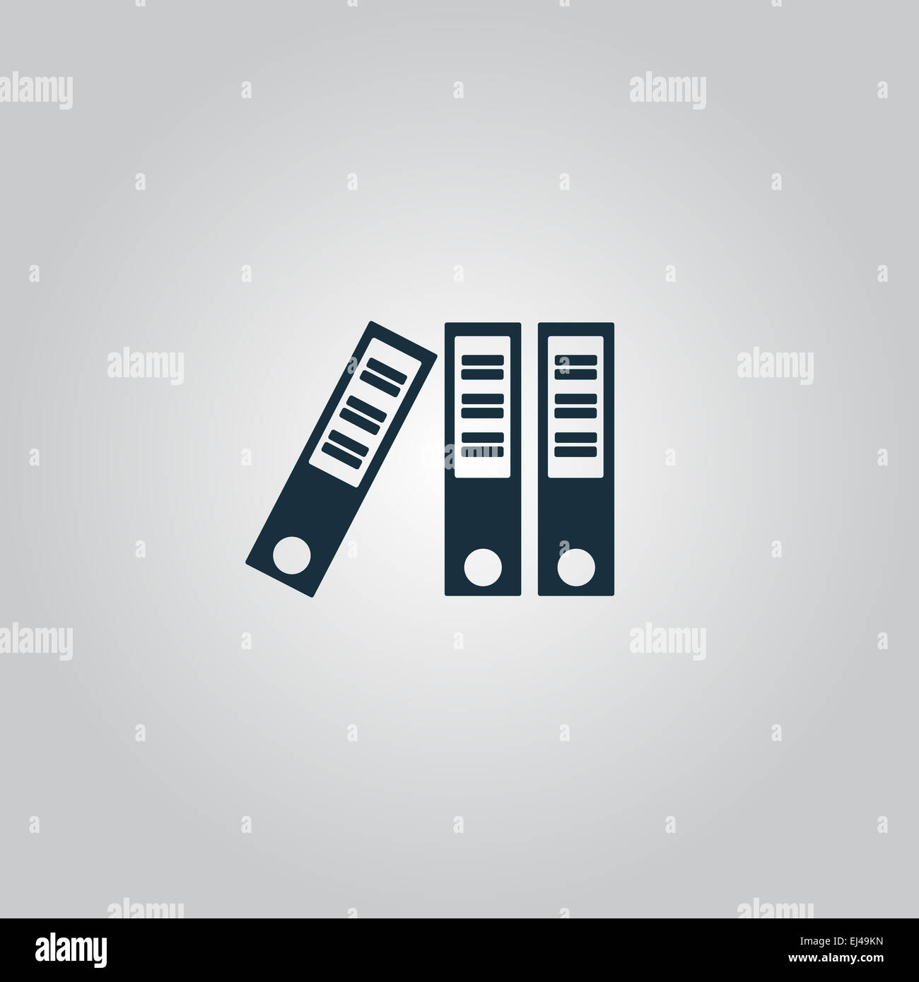 Office-Ordner-Symbol Stockfoto