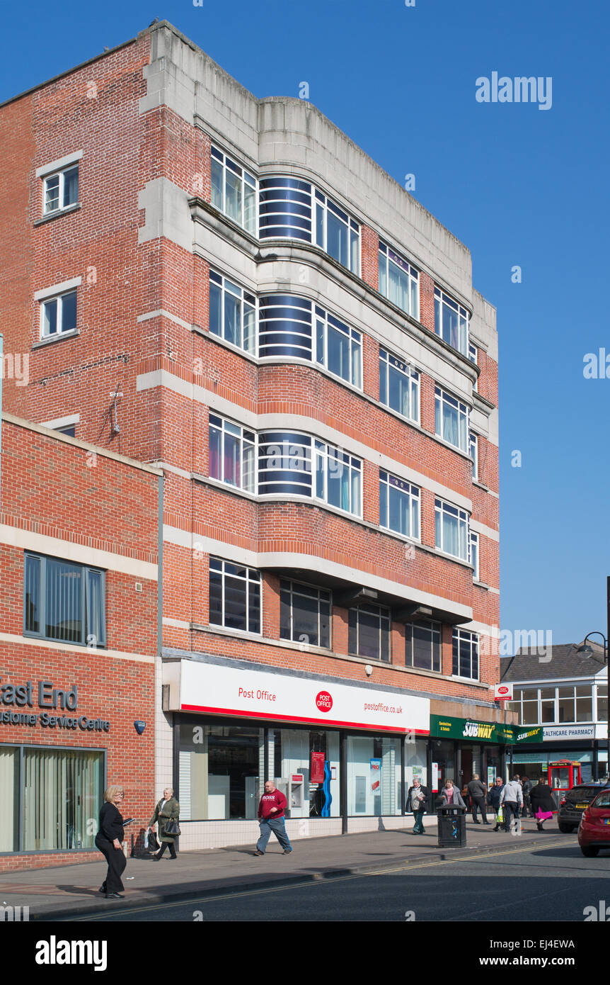 Byker Post Office auf Schilde Road, North East England, UK Stockfoto