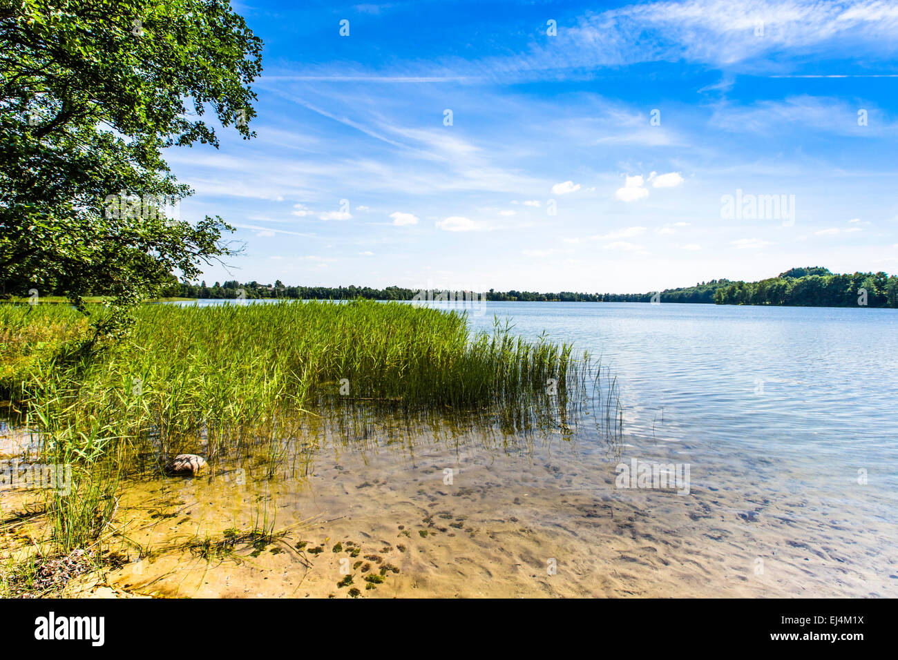 See Hancza. Der tiefste See in Mittel- und Osteuropa. Polen Stockfoto