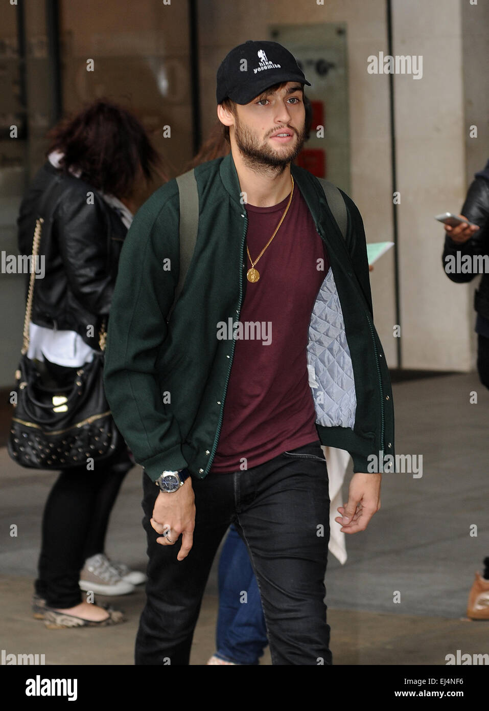 Douglas Booth abgebildet auf Radio 1 Featuring: Douglas Booth wo: London, Vereinigtes Königreich: 16 Sep 2014 Stockfoto