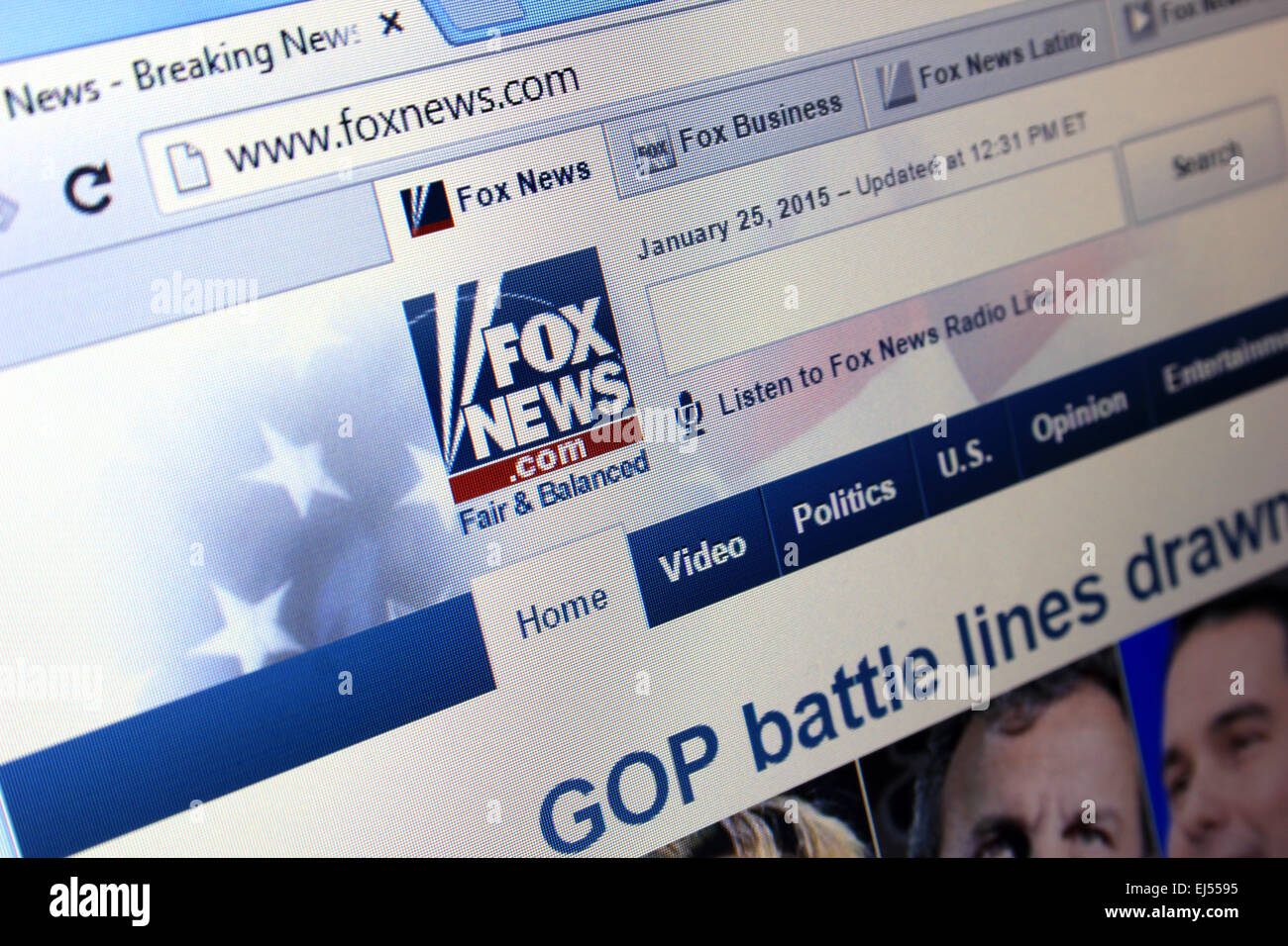 FoxNews.com Stockfoto