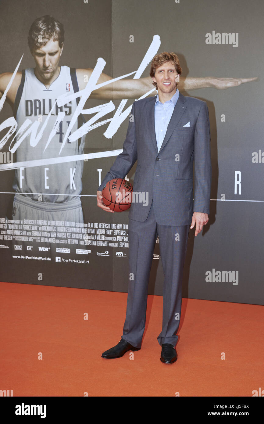 Premiere von Dirk Nowitzki Basketball-Film Der Realityformate Wurf am Cinedom Kino Featuring: Dirk Nowitzki wo: Köln, Deutschland: 16 Sep 2014 Stockfoto