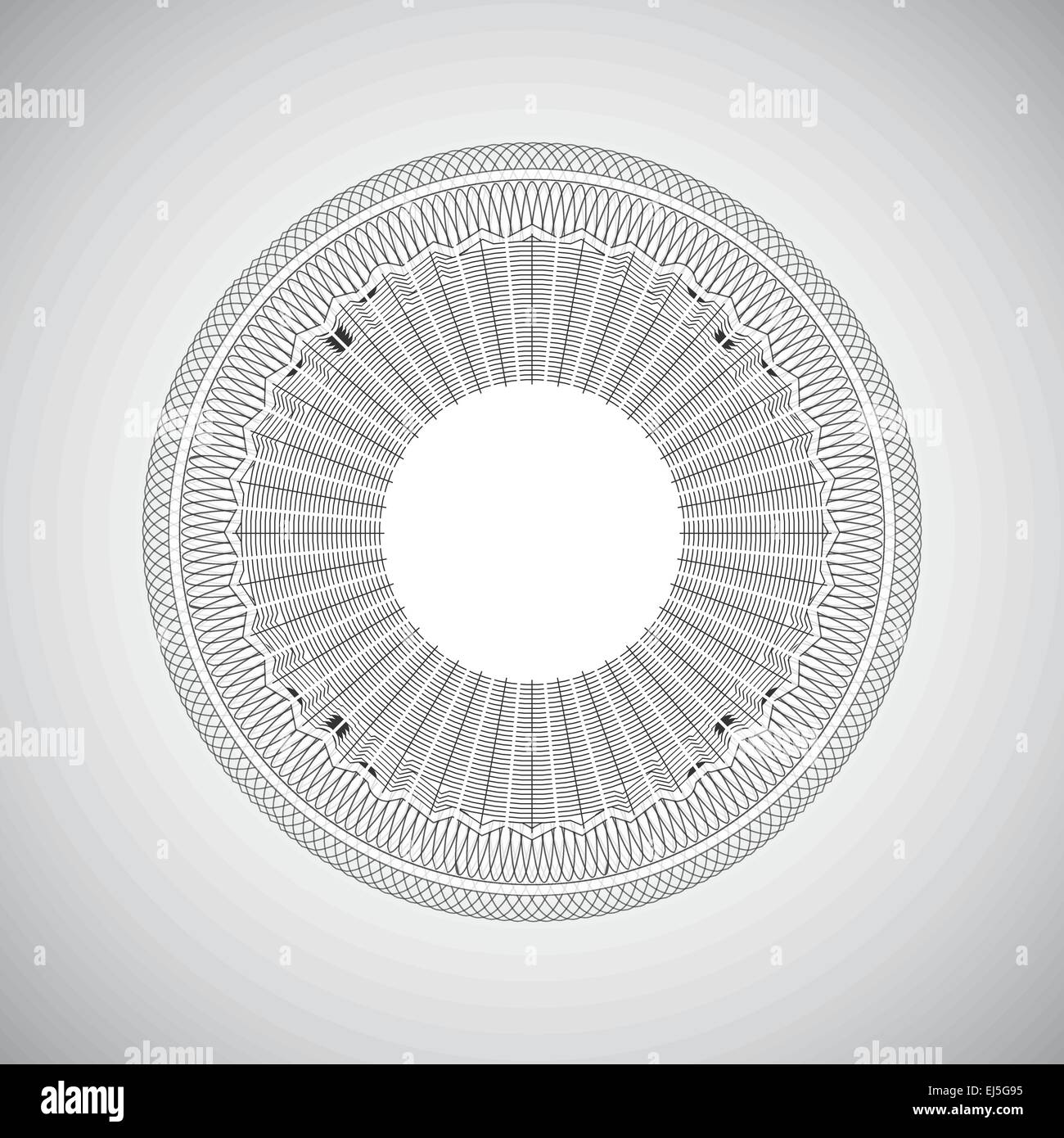 Guilloche Elemente für Zertifikat oder Diplom / Währung und Geld-design Stock Vektor