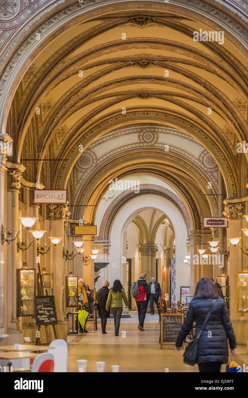 Wien, Freyung, Palais Ferstel, shopping Passage, Österreich Stockfoto