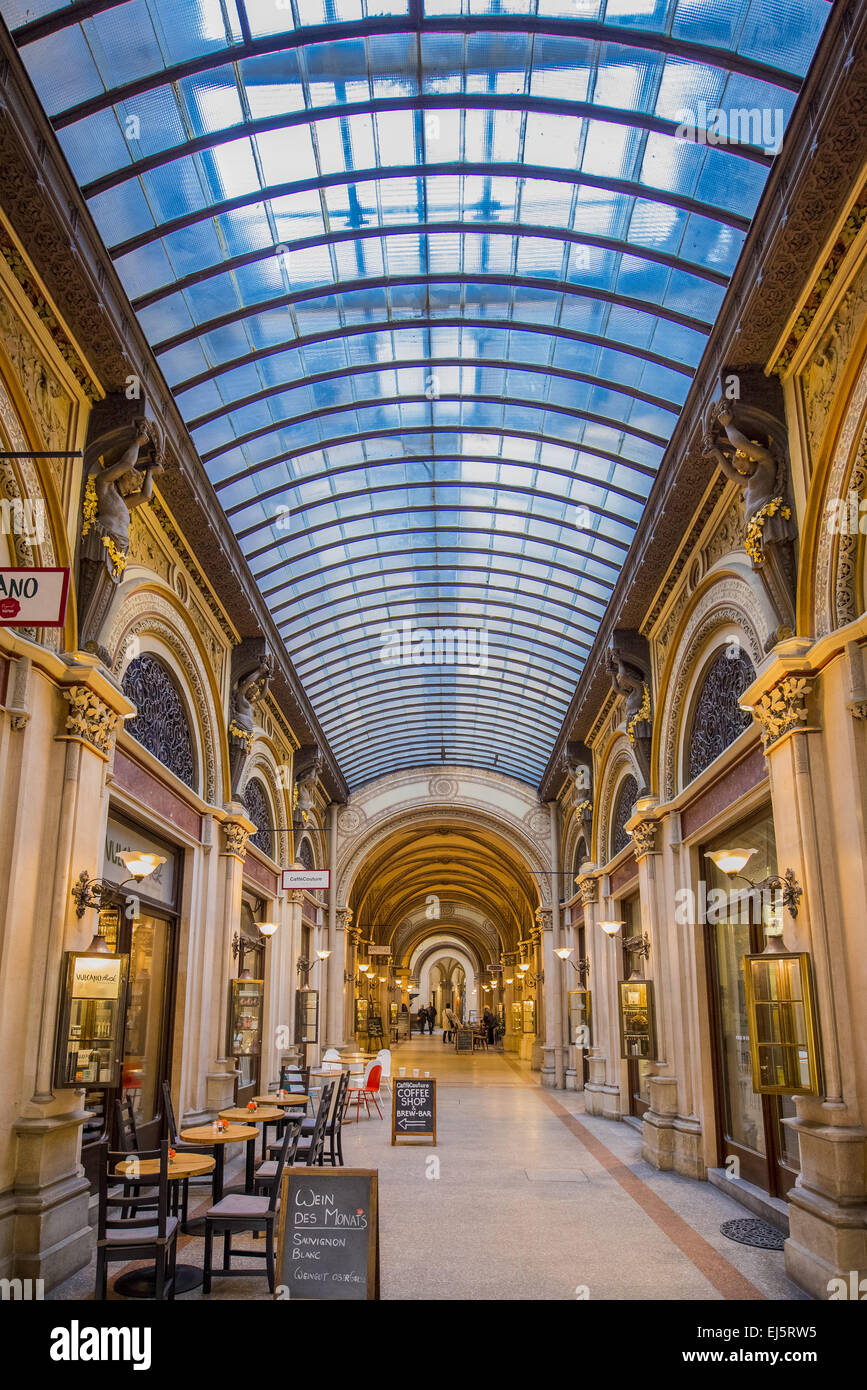 Wien, Freyung, Palais Ferstel, shopping Passage, Österreich Stockfoto