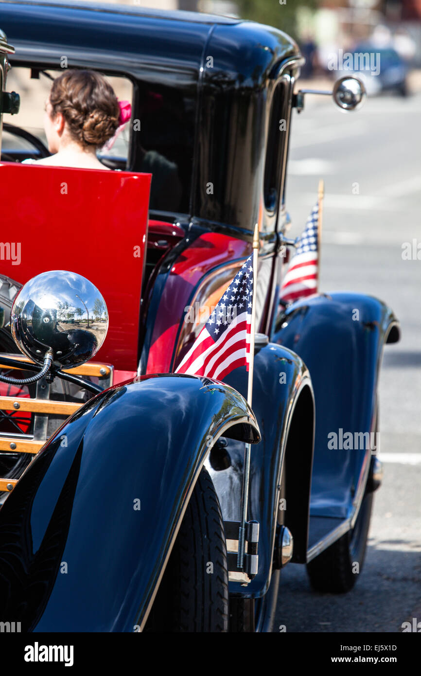 Oldtimer-Parade. Stockfoto