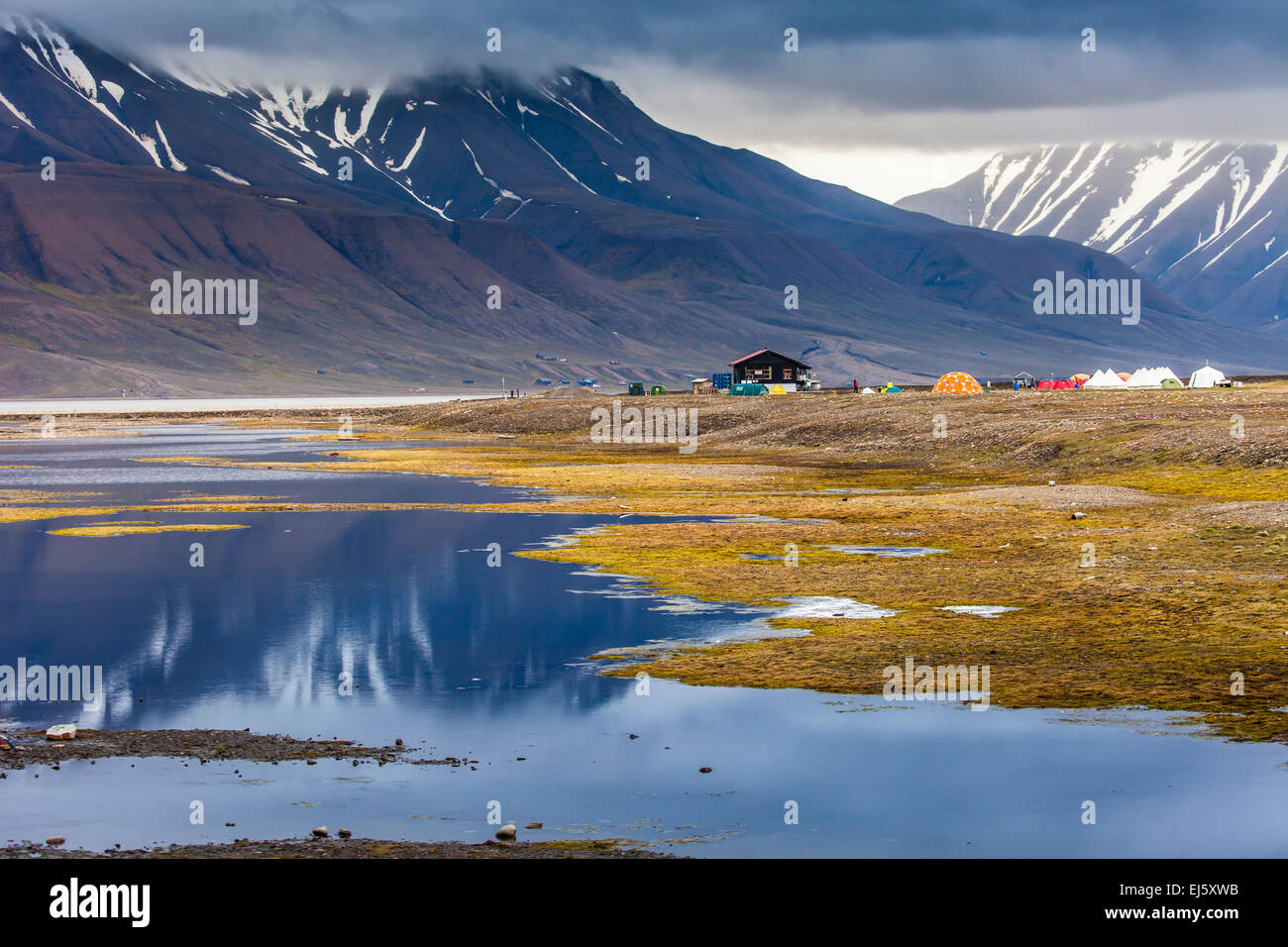 Malerische Aussicht auf Spitzbergen (Svalbard Insel), Norwegen Stockfoto