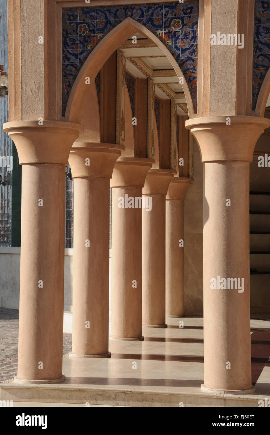 Blaue Moschee, Katara Cultural Village, Doha, Katar. Naher Osten Stockfoto