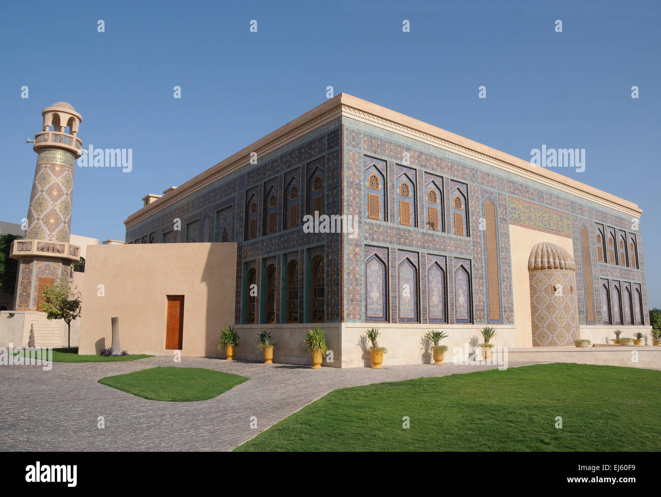 Blaue Moschee, Katara Cultural Village, Doha, Katar. Naher Osten Stockfoto