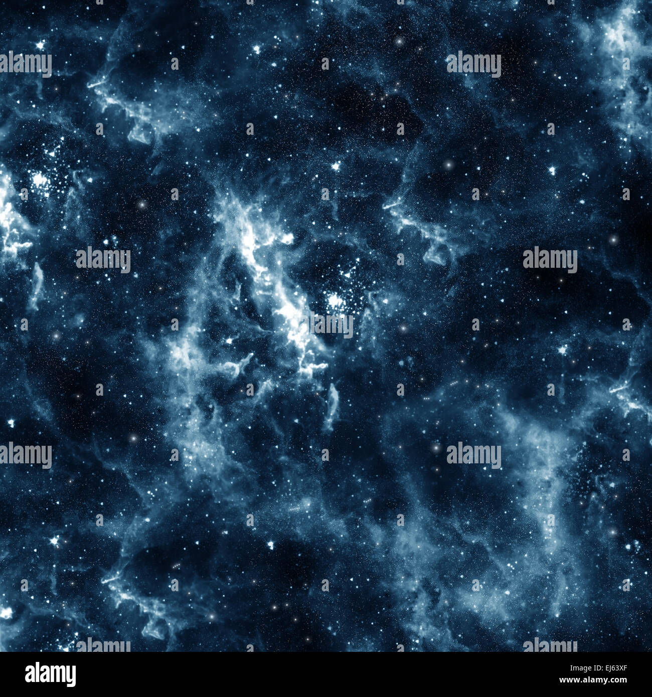 Blauen Galaxie Stockfoto