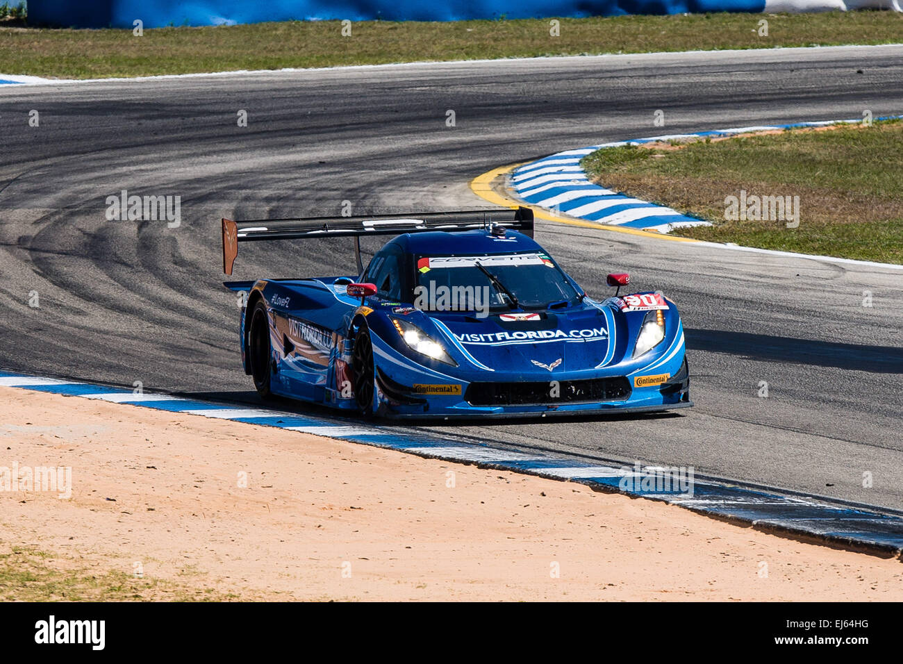 21.03.2015 - Sebring, FL, USA - Ecke 5 auf dem Sebring International Raceway in Sebring FL. DelMecum/Cal-Sport-Medien Stockfoto