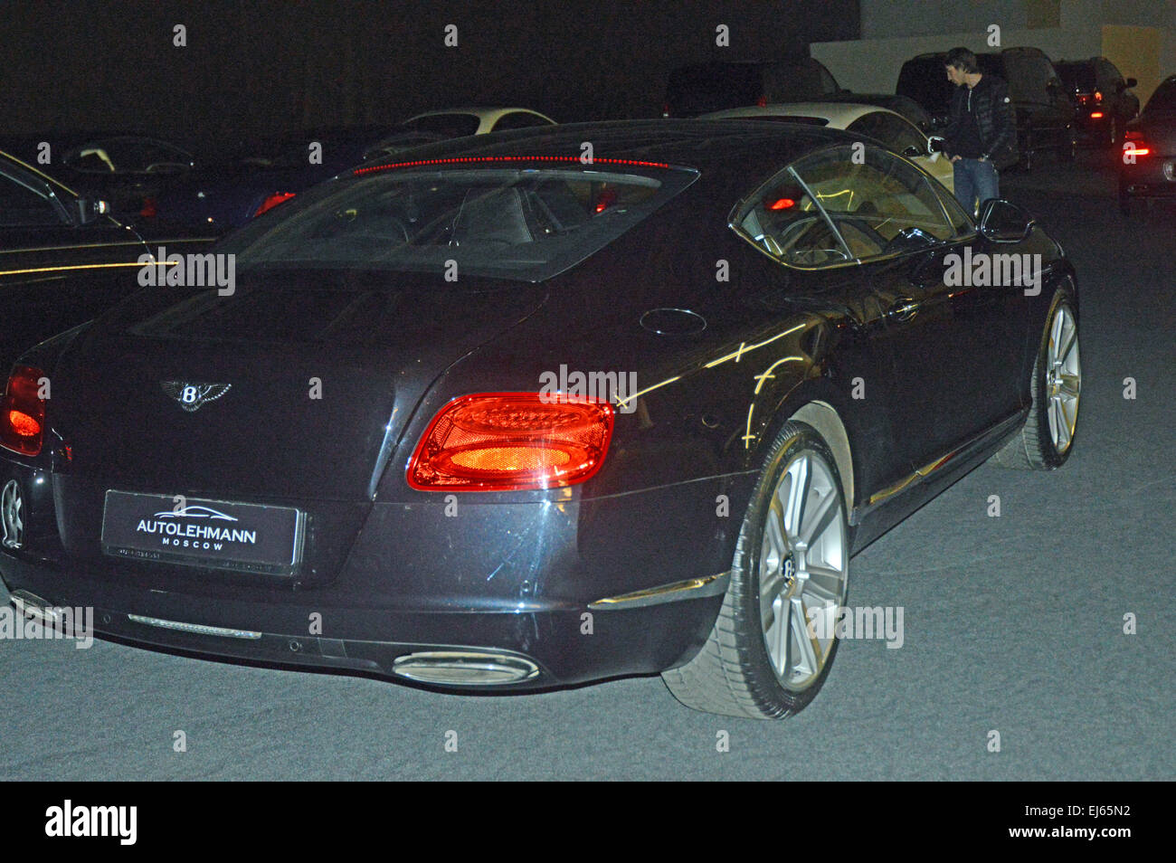 Bentley Motor Cars im showroom Stockfoto