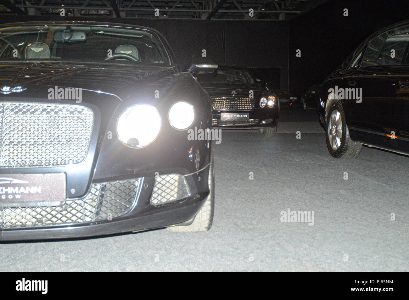 Bentley Motor Cars im showroom Stockfoto