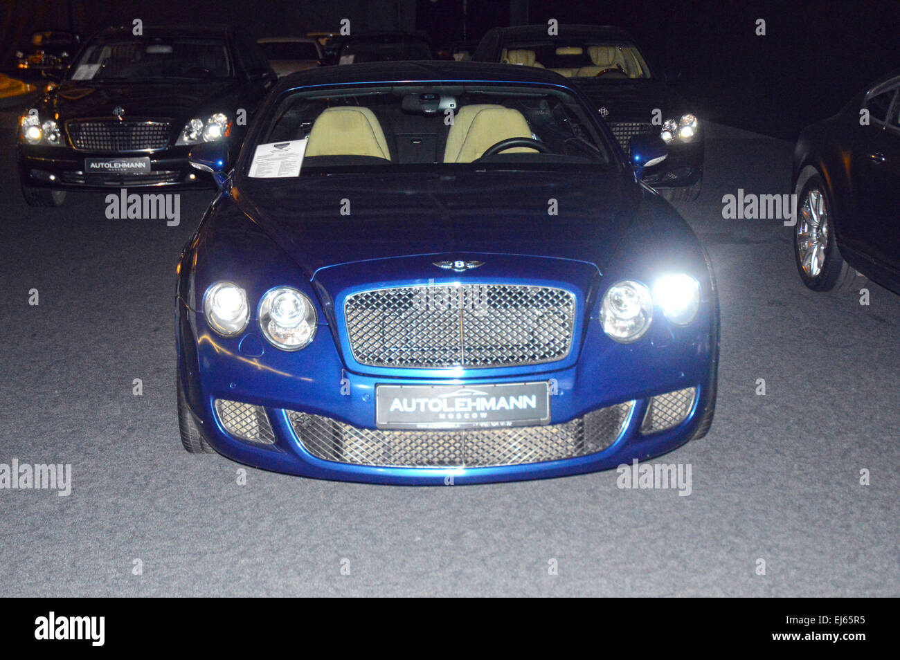 Bentley Motor Cars im showroom Stockfoto