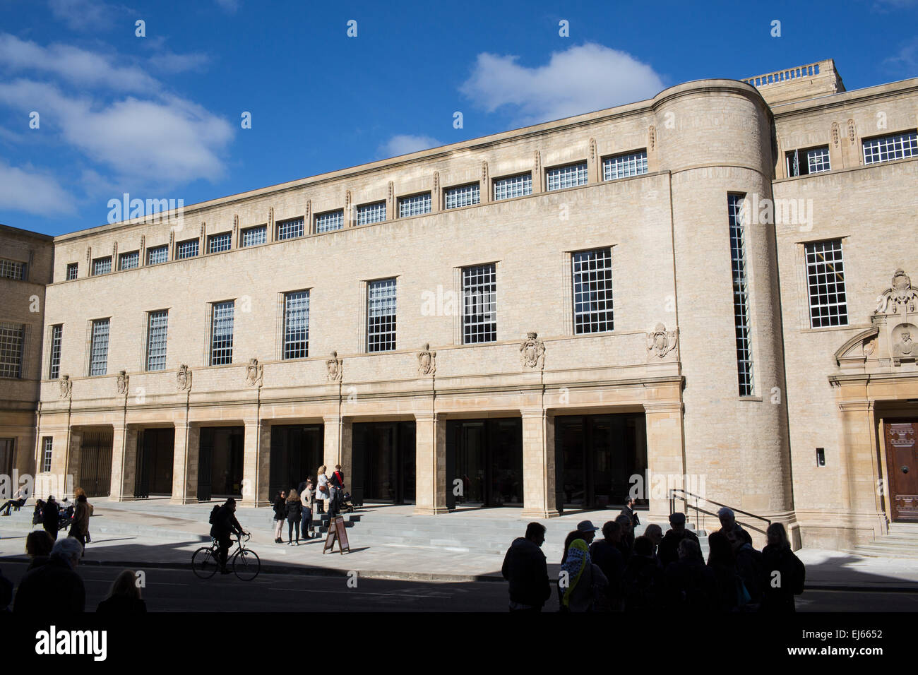 Weston-Bibliothek in Oxford, England. Nach einer £ 80 Millionen Facelift wiedereröffnet. Stockfoto