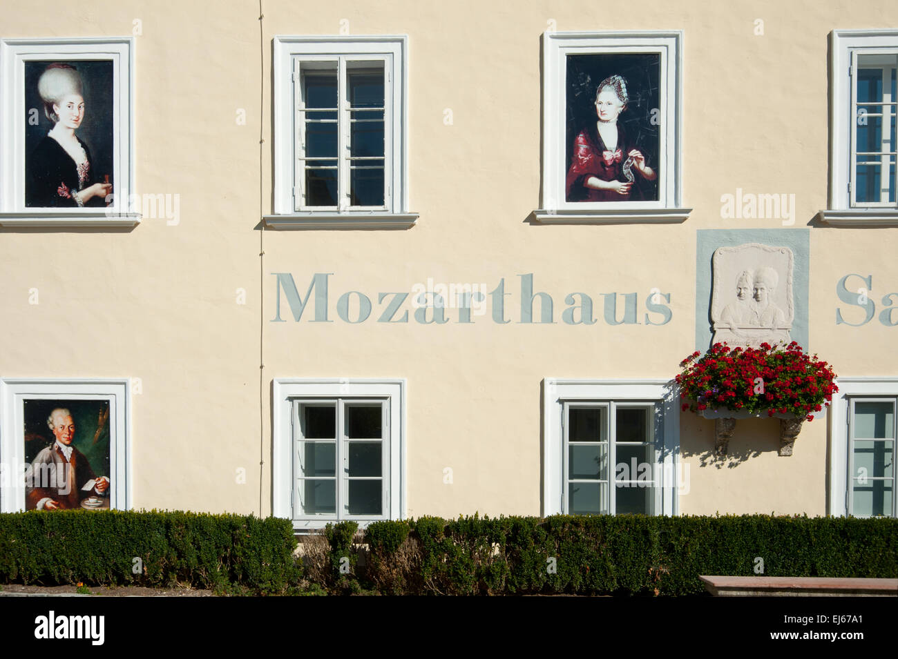 Mozarthaus in St. Gilgen bin Wolfgangsee Stockfotografie Alamy