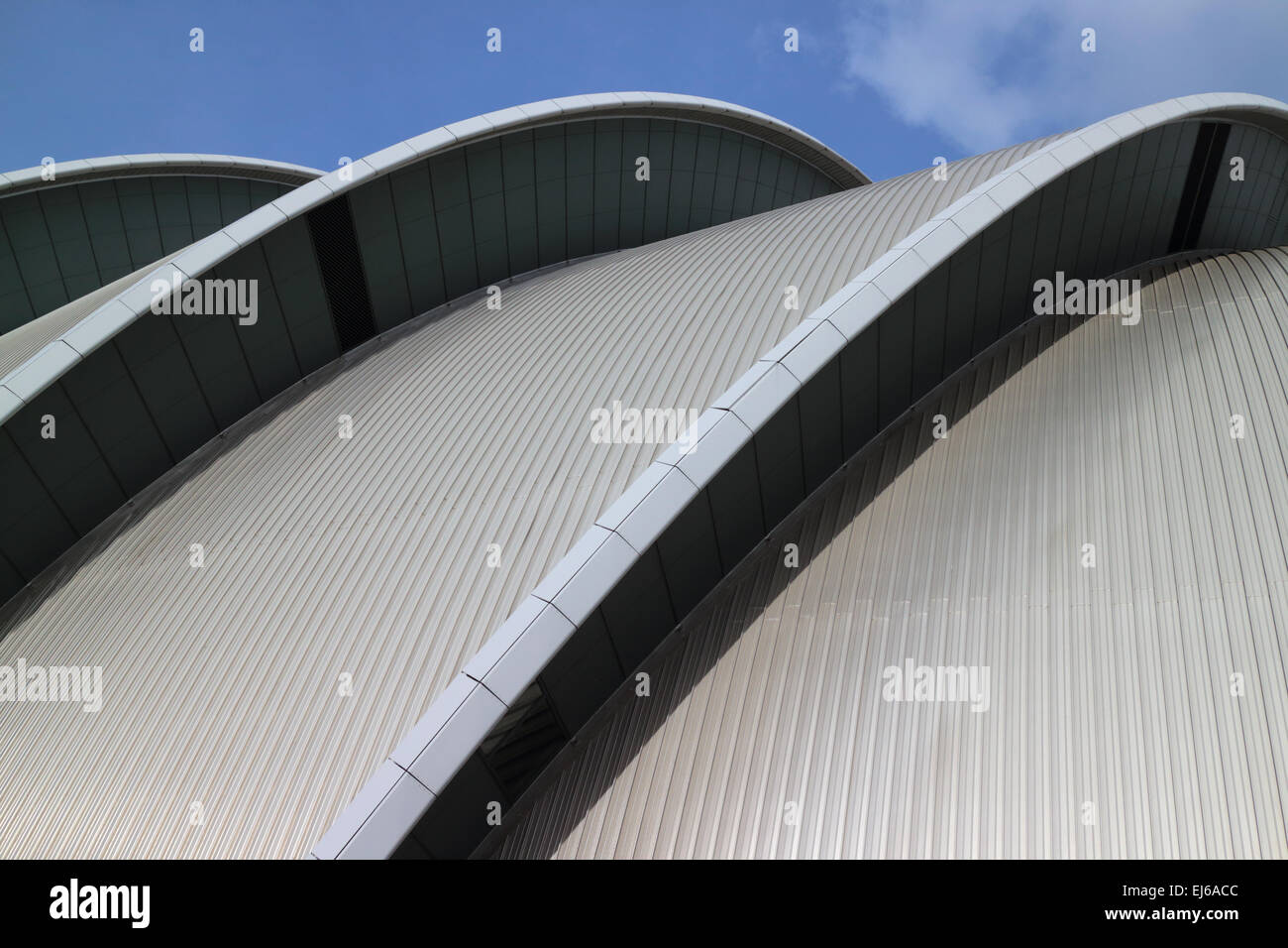Architektur des Clyde Auditorium auf der Secc scottish Exhibition and Conference centre Glasgow Schottland, Vereinigtes Königreich Stockfoto