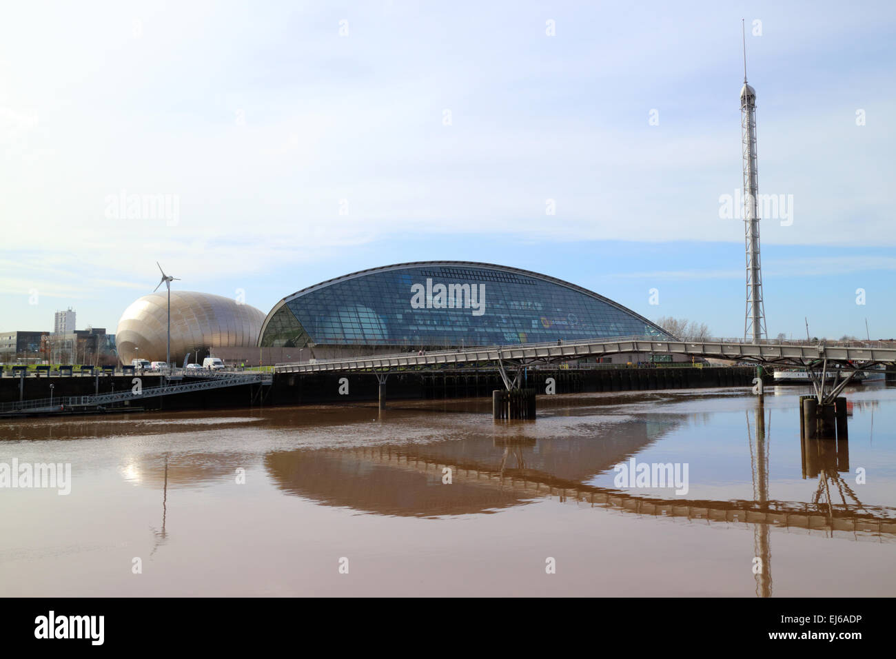 Glasgow Science centre pacific Quay Schottland, Vereinigtes Königreich Stockfoto