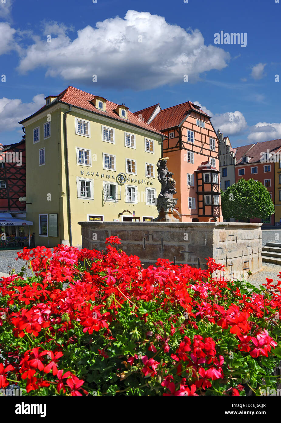 Tschechien - Eger Stadt - Haus genannt Spalicek Stockfoto