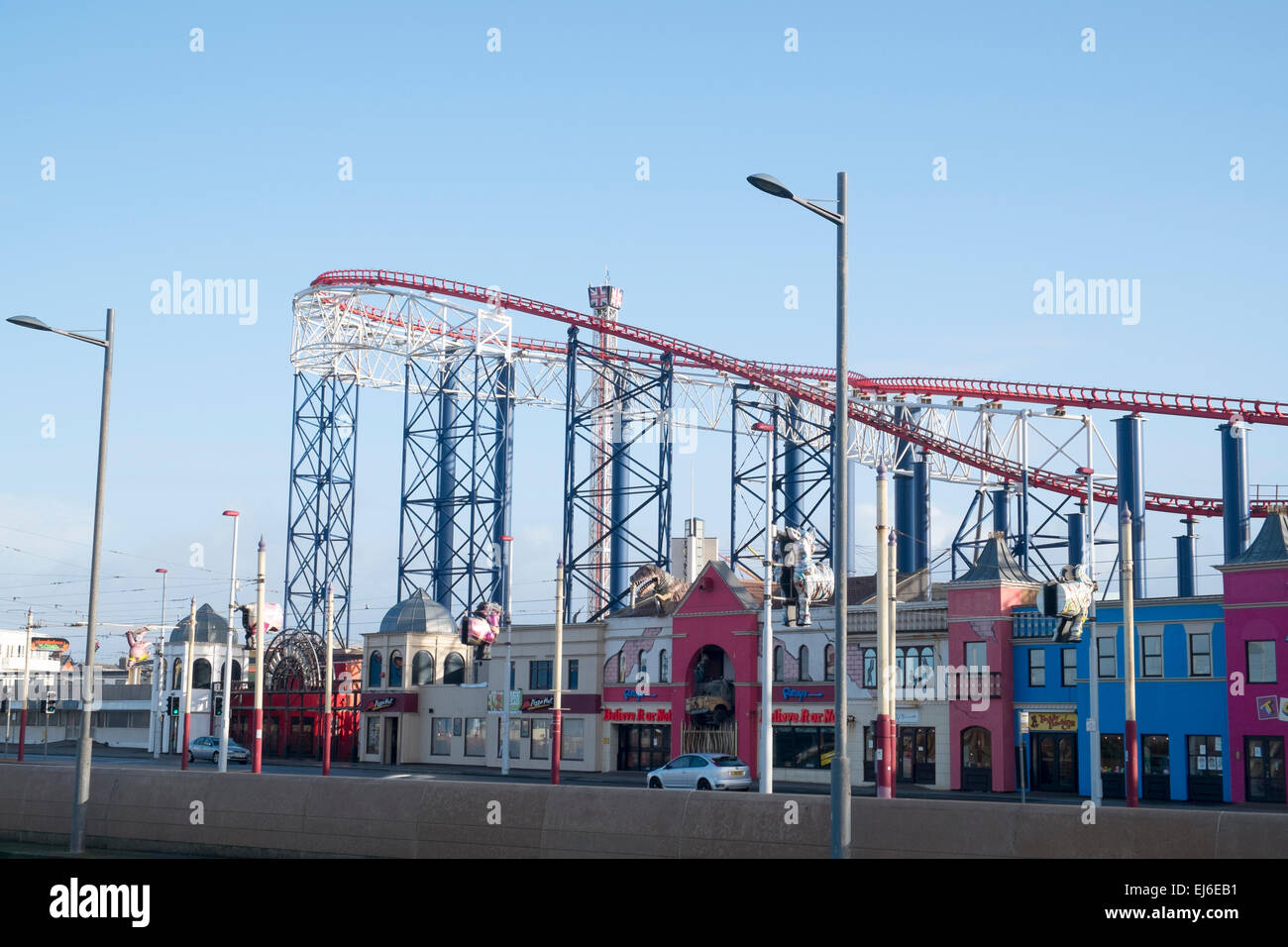 Blackpool Pleasure Beach, Lancashire, england Stockfoto